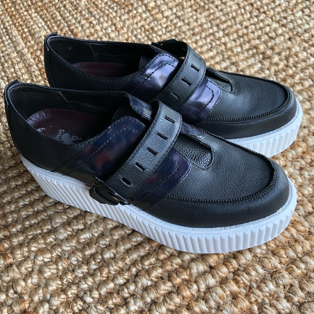 Circus by Sam Edelman Black Sneakers with White Soles